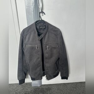 River Island Men's Charcoal Bomber Jacket